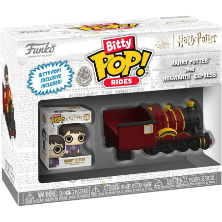Harry Potter Bitty POP! Rides Vinyl Figurine Harry Potter w/Hogwarts Express 2,5 cm