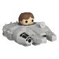 Star Wars Bitty POP! Rides Vinyl Figura Display Han Solo w/Millenium Falcon 2,5 cm Star Wars Bitty POP! Rides Vinyl Figura Display Han Solo w/Millenium Falcon 2,5 cm