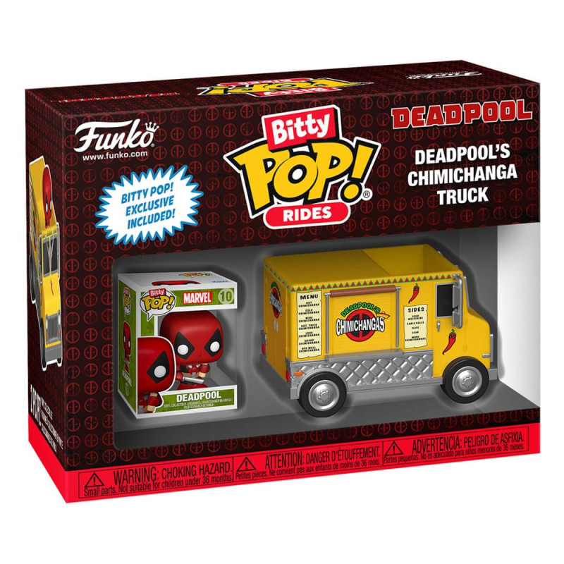 Marvel POP! Rides Vinyl Figurine Deadpool w/Chimichanga Truck 2,5 cm Marvel POP! Rides Vinyl Figurine Deadpool w/Chimichanga Truck 2,5 cm