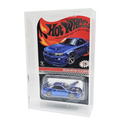 Hot Wheels Acrylic Box Pack of 2 Protector for Mainline
