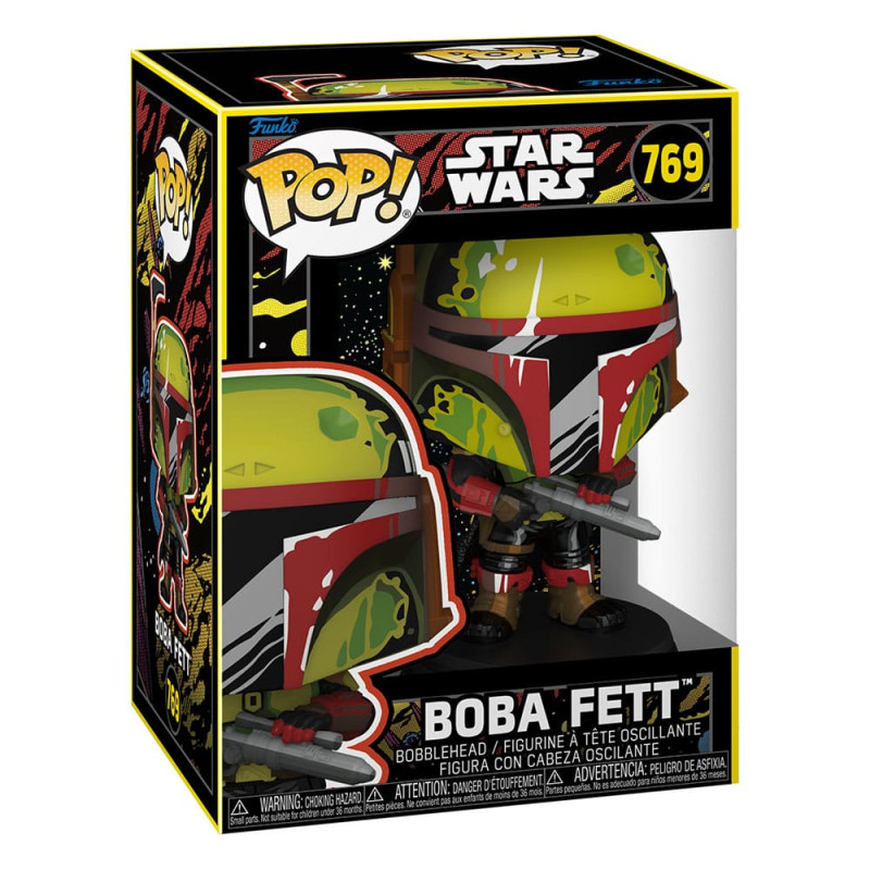 Star Wars: Book of Boba Fett POP! Movie Vinyl Figure Boba Fett(Retro) Star Wars: Book of Boba Fett POP! Movie Vinyl Figure Boba Fett(Retro)