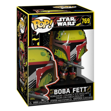 Star Wars: Book of Boba Fett POP! Movie Vinyl Figure Boba Fett(Retro)