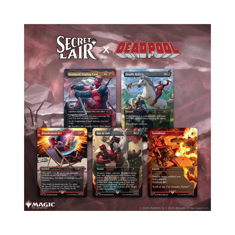 [INGLÉS] Magic The Gathering: Secret Lair x Marvel's Deadpool
