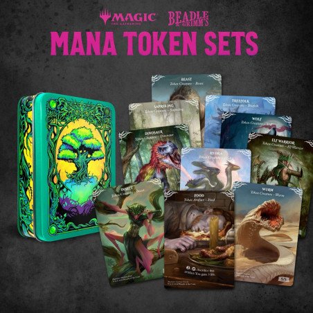 Magic the Gathering: Dice and Token Pack Green Mana