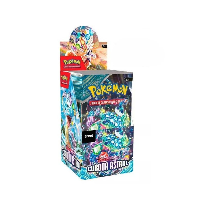 [ESPAÑOL] Pokémon TCG Escarlta y Púrpura: Corona Astral Caja de Sobres