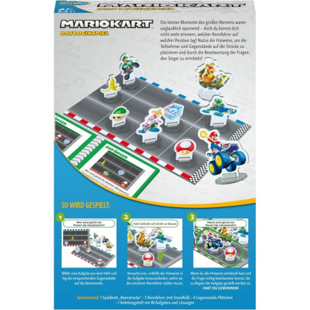 ThinkFun Mario Kart Racetrack Logic Game - Juego de Carreras