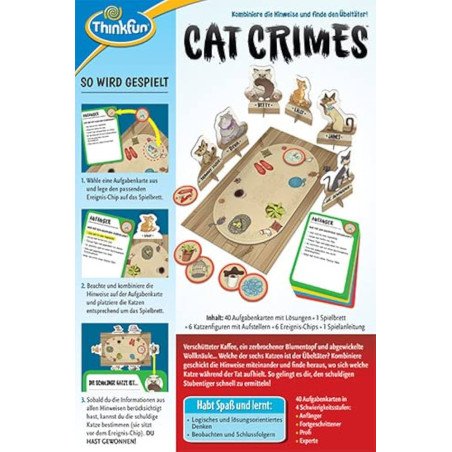 Ravensburger Cat Crimes — Problem-Solving Board Game