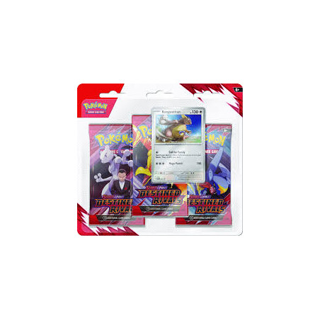 [INGLÉS] Pokémon TCG: 3-Pack Blister Destinos Rivales