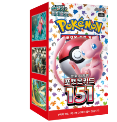 [KOREAN] Pokémon TCG Pokémon Card 151 Booster Box
