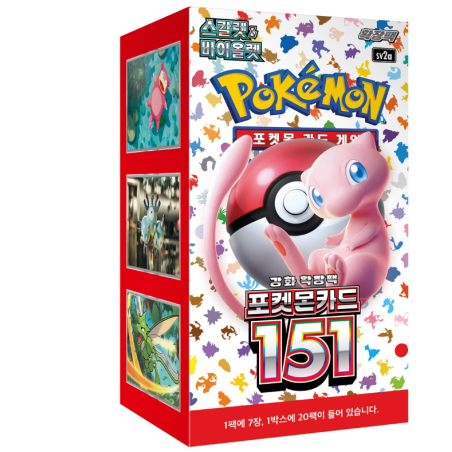 [KOREAN] Pokémon TCG Pokémon Card 151 Booster Box