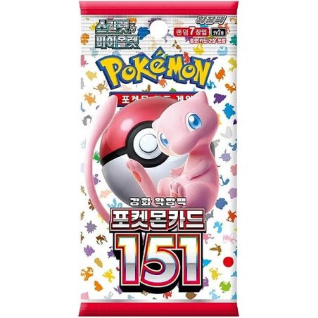 [COREANO] Pokémon JCC Pokémon Card 151 Sobre