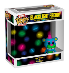 Five Nights at Freddy's Figuras Bitty POP! Deluxe Vinyl Freddy w/Stage 2,5 cm