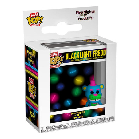 Five Nights at Freddy's Figuras Bitty POP! Deluxe Vinyl Freddy w/Stage 2,5 cm