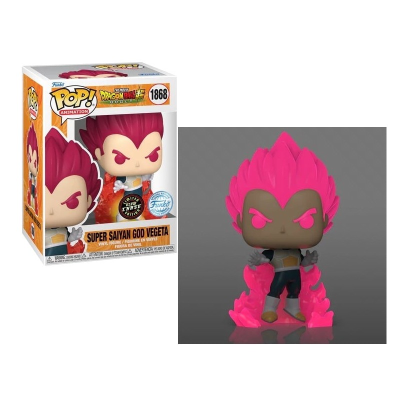Dragon Ball Super POP! Animation Vinyl Figura SSG God Vegeta Chase1868 Dragon Ball Super POP! Animation Vinyl Figura SSG God Vegeta Chase1868