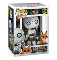 Robot salvaje POP&Buddy! Movies Vinyl Figuren Roz w/Brightbill & Fink