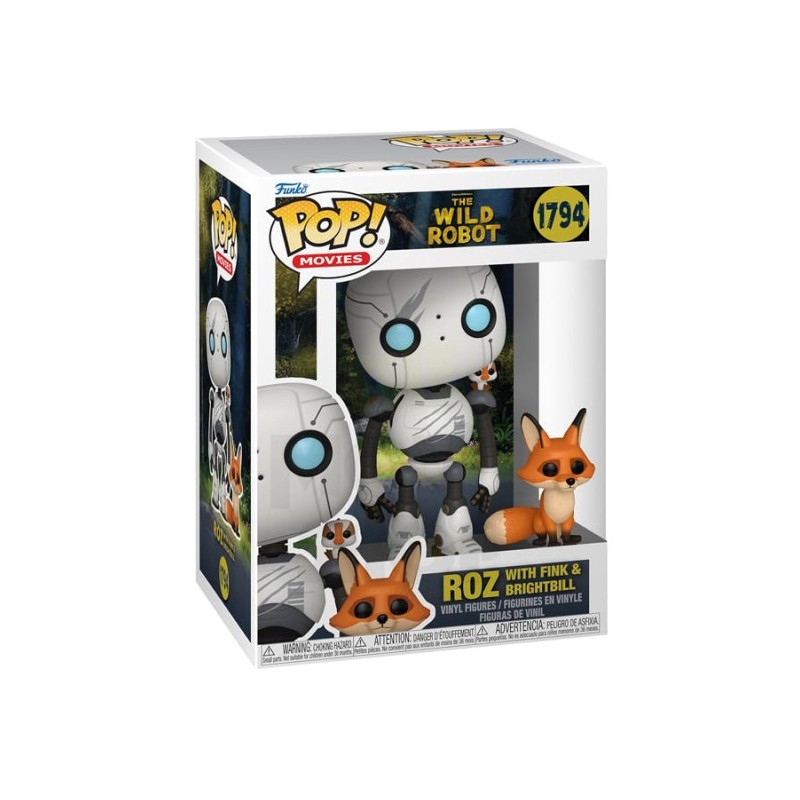 Robot salvaje POP&Buddy! Movies Vinyl Figuren Roz w/Brightbill & Fink