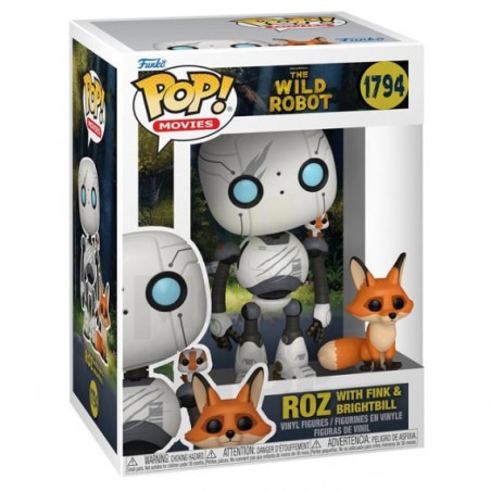 Robot salvaje POP&Buddy! Movies Vinyl Figuren Roz w/Brightbill & Fink