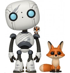 Robot salvaje POP&Buddy! Movies Vinyl Figuren Roz w/Brightbill & Fink