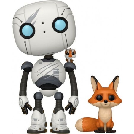 Robot salvaje POP&Buddy! Movies Vinyl Figuren Roz w/Brightbill & Fink