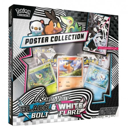 [ENGLISH] Pokémon TCG: Scarlet & Violet 10.5 - Black Bolt & White Flare - Unova Poster Collection