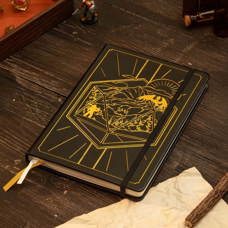 Dungeons & Dragons RPG Journal 5e Negro Dungeons & Dragons RPG Journal 5e Negro
