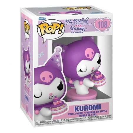 Hello Kitty and Friends Figura POP! Vinyl Kuromi with Cake (20th Anniversary)