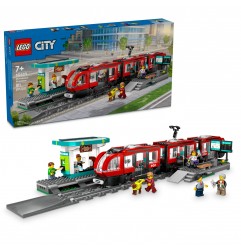 LEGO City 60423 Tranvía y Estación del Centro