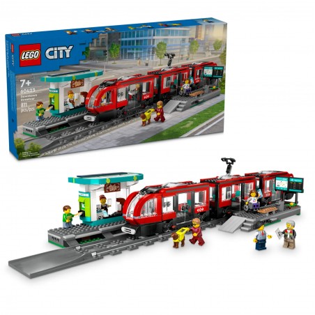 LEGO City 60423 Tranvía y Estación del Centro
