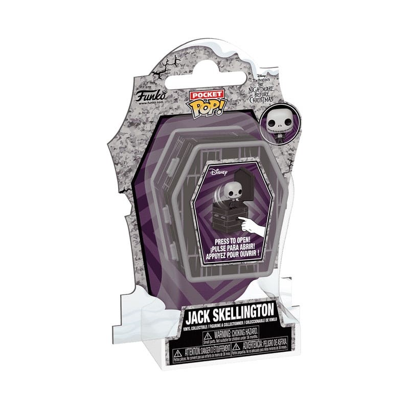 Pesadilla antes de Navidad Figura Coffin Pocket POP! Vinyl Jack Skellington 6 cm Pesadilla antes de Navidad Figura Coffin Pocket POP! Vinyl Jack Skellington 6 cm