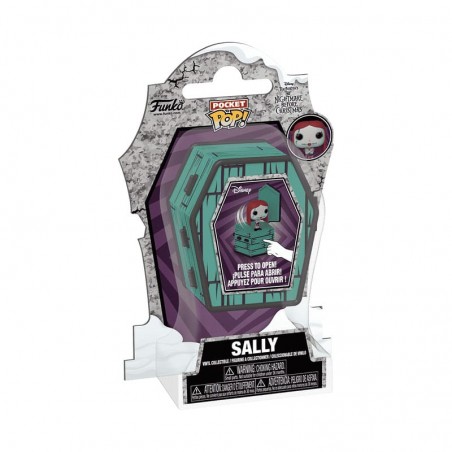 Pesadilla antes de Navidad Figura Coffin Pocket POP! Vinyl Sally Sewing 6 cm