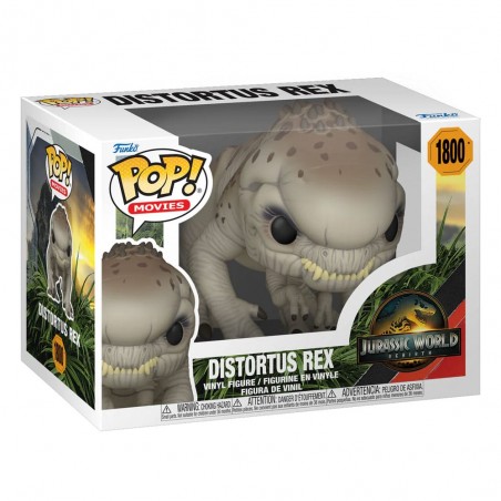 Jurassic World: El Renacer Figura POP! Movies Vinyl Distortus Rex