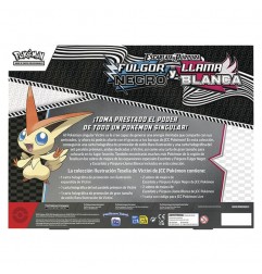 [ESPAÑOL] Pokémon TCG: Escarlata y Purpura 10.5 - Fulgor Negro y Llama Blanca - Colección Ilustración Victini