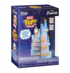 Disney Bitty POP! Display Expositor con 2 Figuras de vinilo Cinderella's Castle