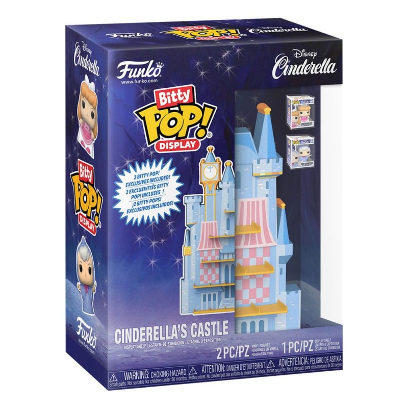 Disney Bitty POP! Display Expositor con 2 Figuras de vinilo Castillo de Cenicienta Disney Bitty POP! Display Expositor con 2 Figuras de vinilo Castillo de Cenicienta