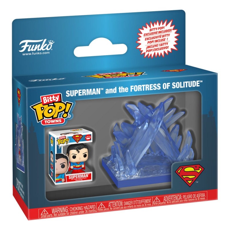 DC Comics Bitty POP! Towns Vinyl Figura Superman and the Fortress of Solitude DC Comics Bitty POP! Towns Vinyl Figura Superman and the Fortress of Solitude
