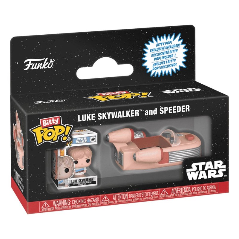 Star Wars Bitty POP! Rides Vinyl Figura Luke Skywalker and Speeder Star Wars Bitty POP! Rides Vinyl Figura Luke Skywalker and Speeder