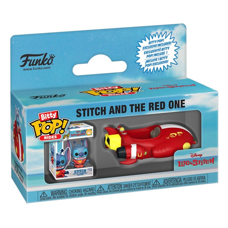 Lilo & Stitch Bitty POP! Rides Vinyl Figura Stitch and The Red One Lilo & Stitch Bitty POP! Rides Vinyl Figura Stitch and The Red One