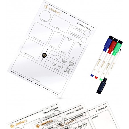 [ENGLISH] Acrylic RPG Series Character Sheets
