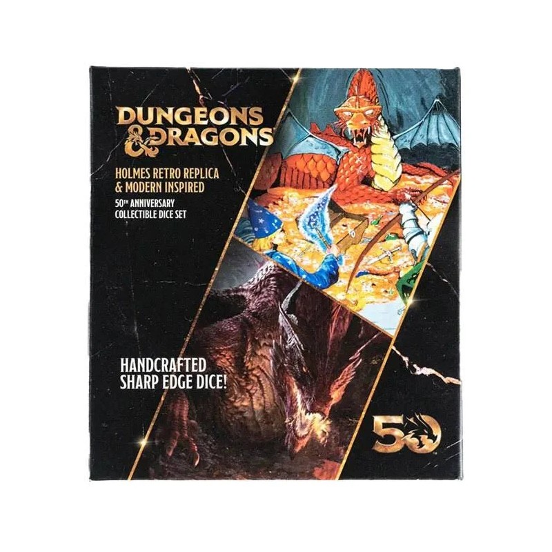 Dungeons & Dragons Pack de Dados 50th Anniversary: Then & Now