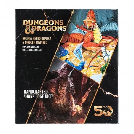 Dungeons & Dragons Pack de Dados 50th Anniversary: Then & Now