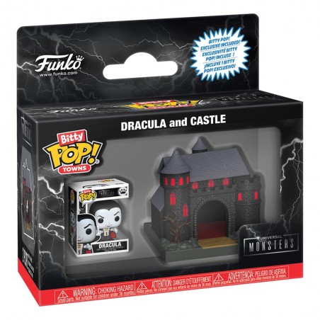Universal Monsters Bitty POP! Towns Vinyl Figura Dracula with Castle