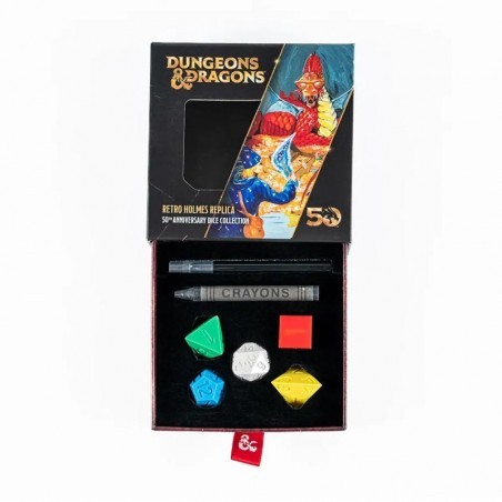 Dungeons & Dragons 50th Anniversary: Retro Holmes Replica Set Dice