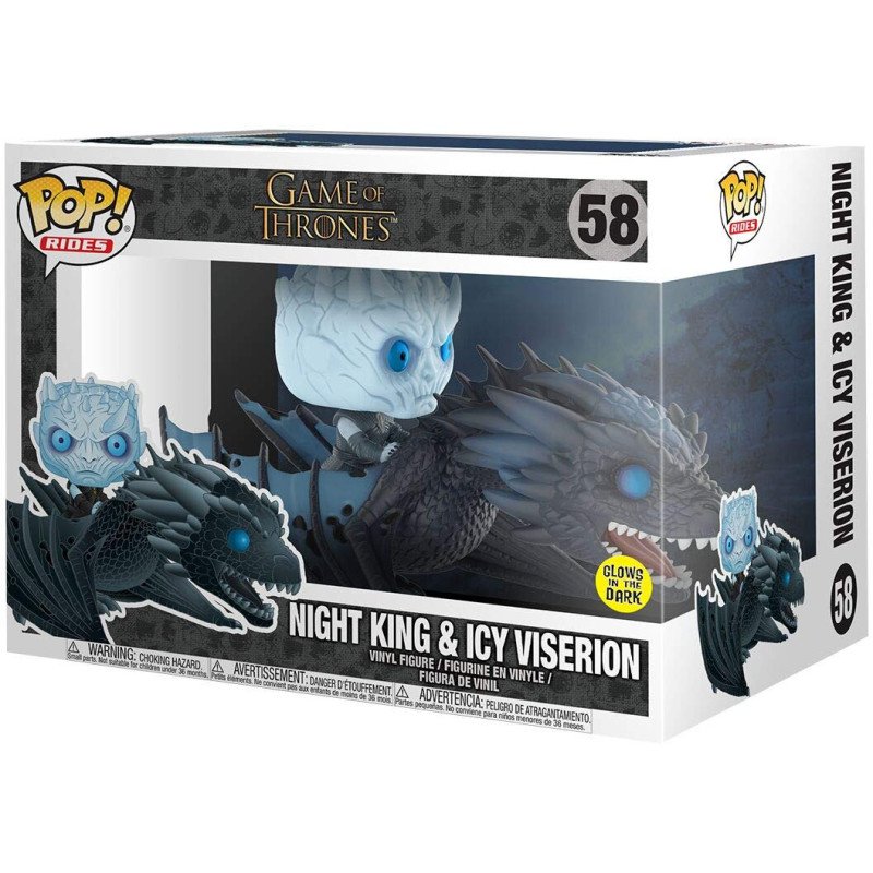 Figura Funko Game of Thrones Night King & Icy Viserion Glows in the dark