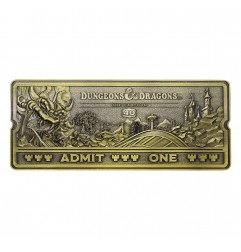 Dungeons & Dragons: The Cartoon Réplica 40th Anniversary Rollercoaster Ticket Limited Edition