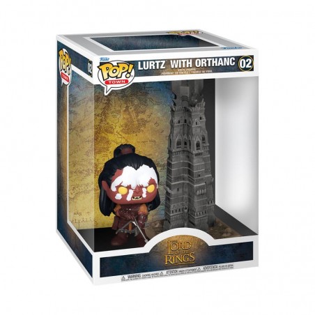 El Señor de los Anillos POP! Town Vinyl Figura Lurtz w/Tower