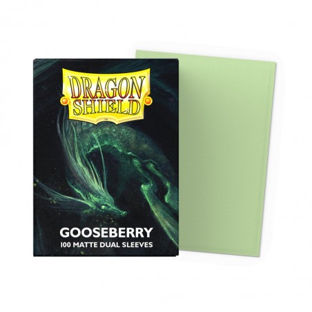 Fundas Dragon Shield Standard Dual Mate Gooseberry (100 fundas)