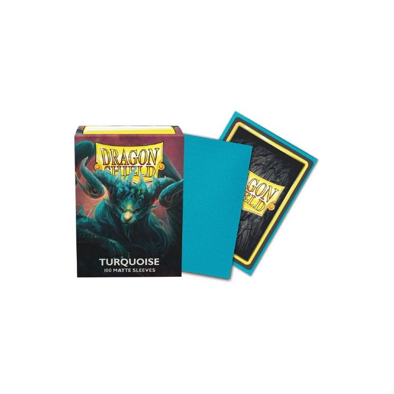 Fundas Dragon Shield Standard Mate Turquoise (100 fundas)