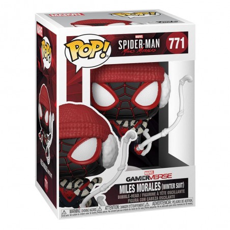 Marvel's Spider-Man POP! Games Vinyl Figura Miles Morales Winter Suit
