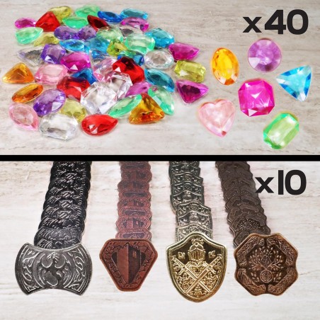 Enhance Tabletop Series Treasure Token Set