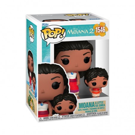 Moana 2 Figura POP! & Buddy Vinyl Moana & Little Sis